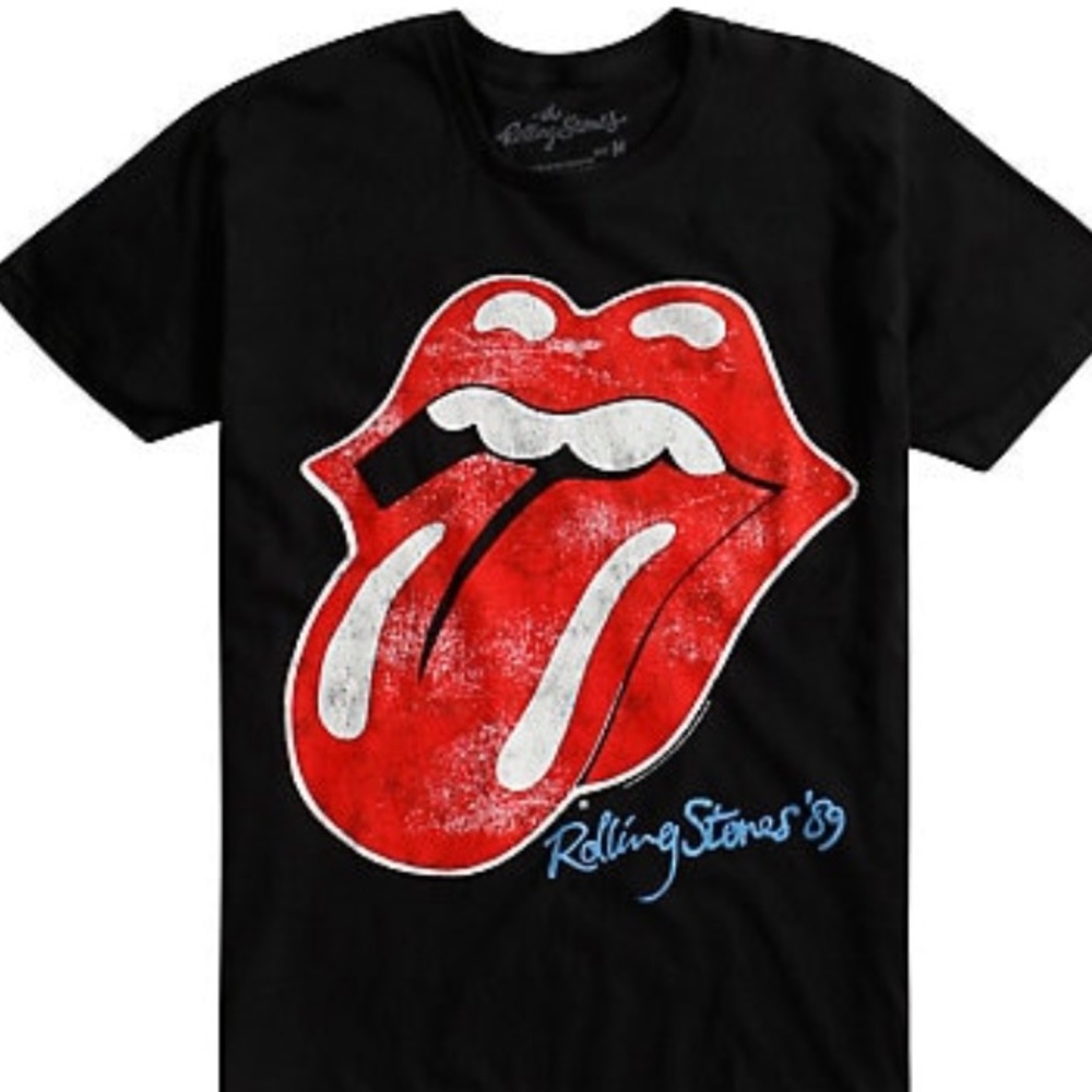 the rolling stones ‘89 tongue t- shirt